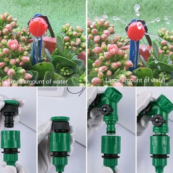 

Kit Drip Irrigation System Supplies Garden Tools 118pcs 40m Hose Micro