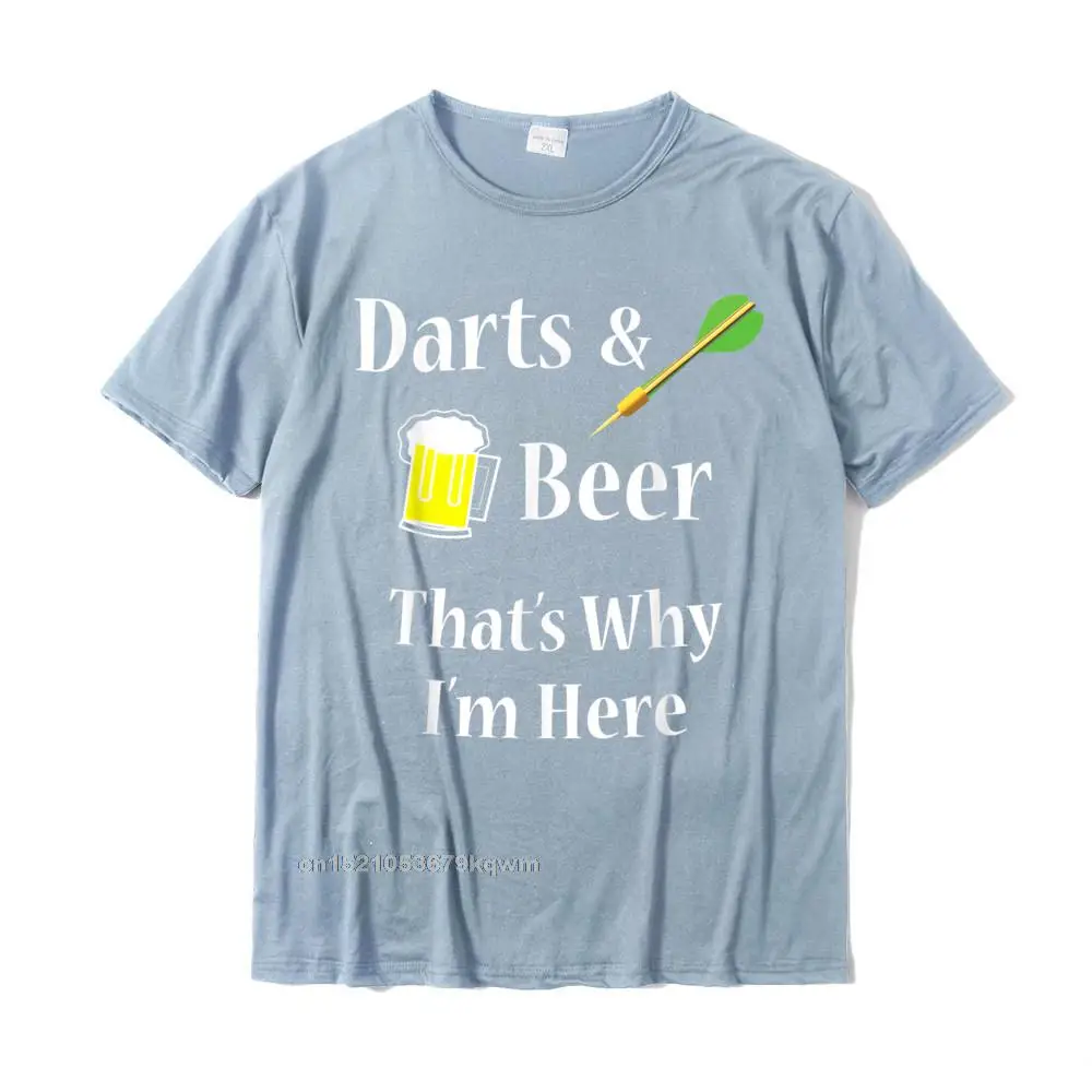 100% Cotton Adult Short Sleeve Normal Tshirts Design Tops Tees Cute Leisure Crewneck Tee Shirt Free Shipping Darts Beer Funny T-Shirt for Dart Player T-Shirt__4935 light