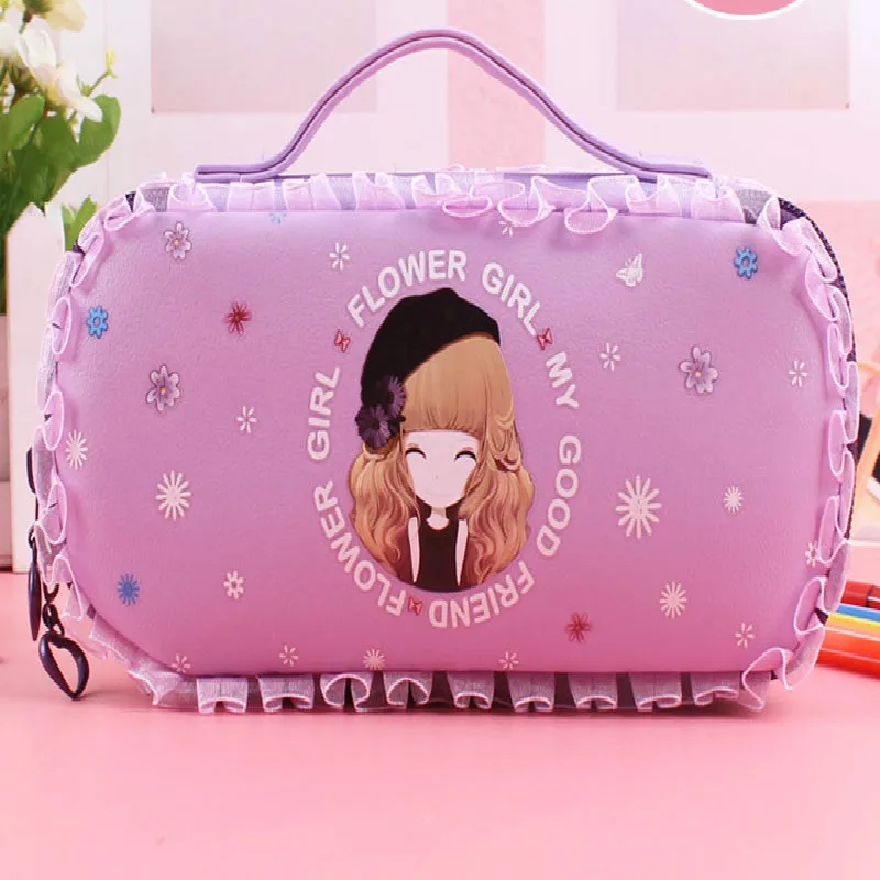 Милый чехол для карандашей Kawaii Kids Girl Pencil, многофункциональная сумка, сумка для ручек, школьные принадлежности, канцелярские принадлежности, подарки