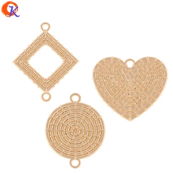 

Cordial Design 50Pcs Jewelry Accessories/Earring Connectors/Square Heart Round Shape/Hand Made/DIY Accessories/Earring Findings