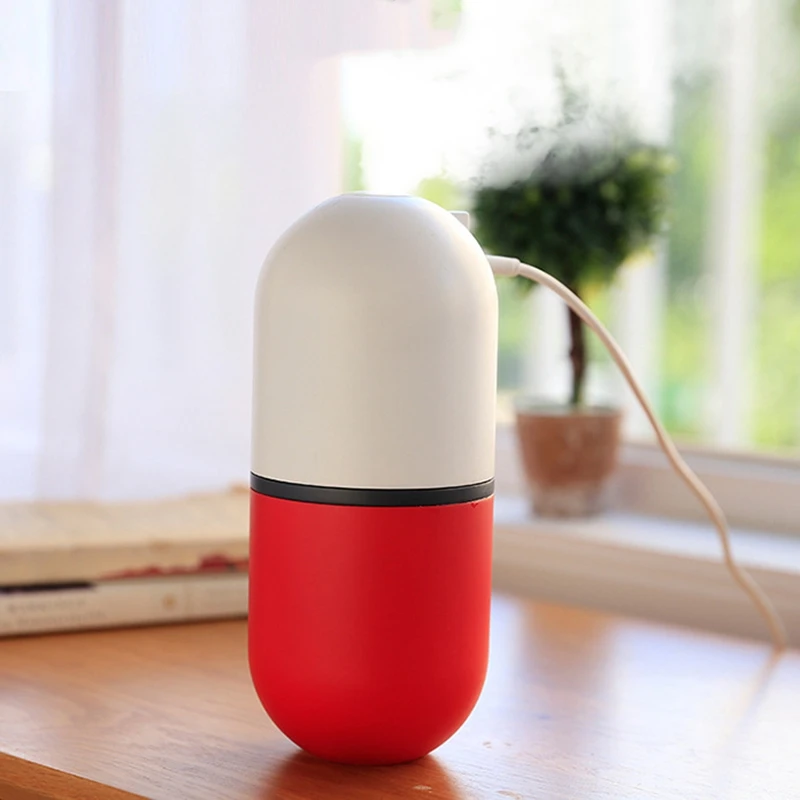 Горячая новинка, увлажнитель воздуха в форме капсулы, Usb, мини-увлажнитель для автомобиля, портативный ароматический масляный диффузор, USB увлажнитель