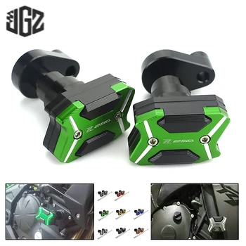 

Motorcycle Falling Crash Protection CNC Engine Cover Frame Sliders Pads Cover for KAWASAKI NINJA 250 2013 2014 2015 2016 2017