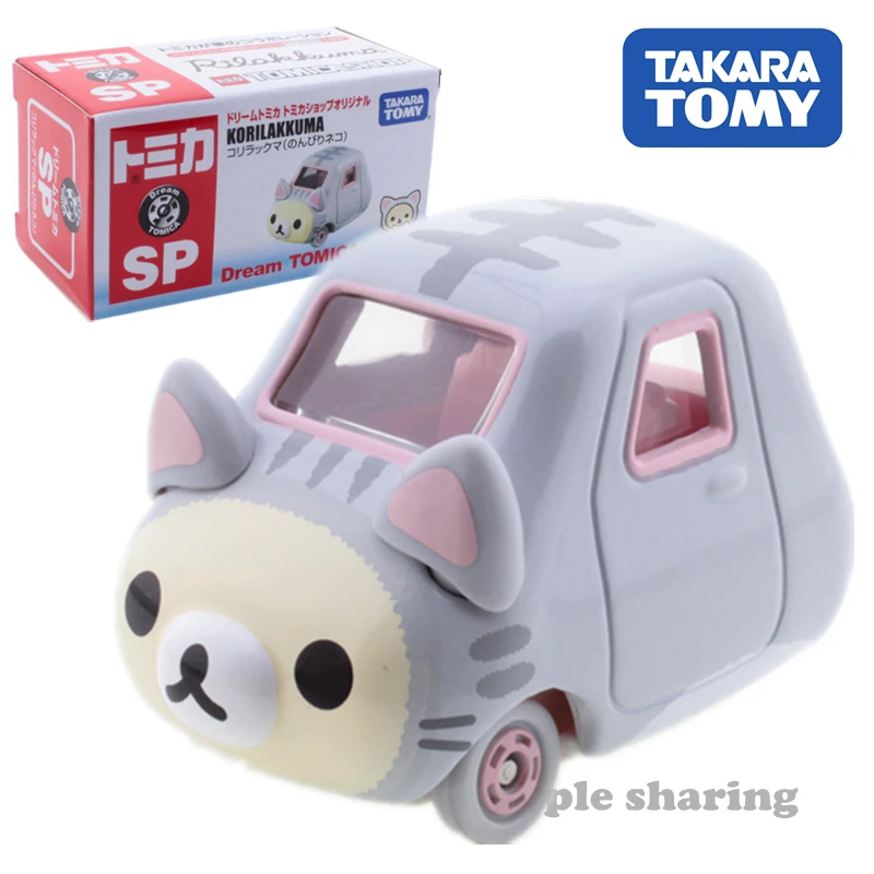 Takara Tomy Dream Tomica Shop Original Colilakkuma (Leisurely Cat) Diecast Anime Figure Baby Toys Hot Pop Van Model Kit |