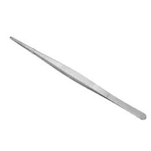 

Tongs Stainless Steel Extra-Long Tweezers Food Clip BBQ Picnic Barbecue Cooking With Precision Serrated Tips