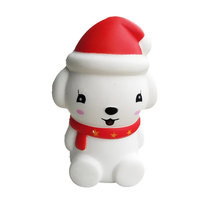 Christmas 1pcs Гигантский Единорог Мягкая кукла медленно поднимается Пегас мобильный телефон с декомпрессионной игрушкой снимает стресс - Цвет: Christmas 1pcs
