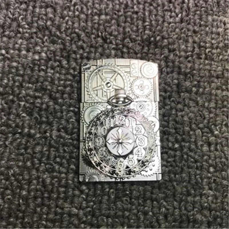 Pocketwatch3 Новинка панк Ретро Красивая попка металлическая для Зорро отделка для прикуривателя металлическая деталь для керосинового масла Зажигалка(без клея без зажигалки - Цвет: Pocketwatch3