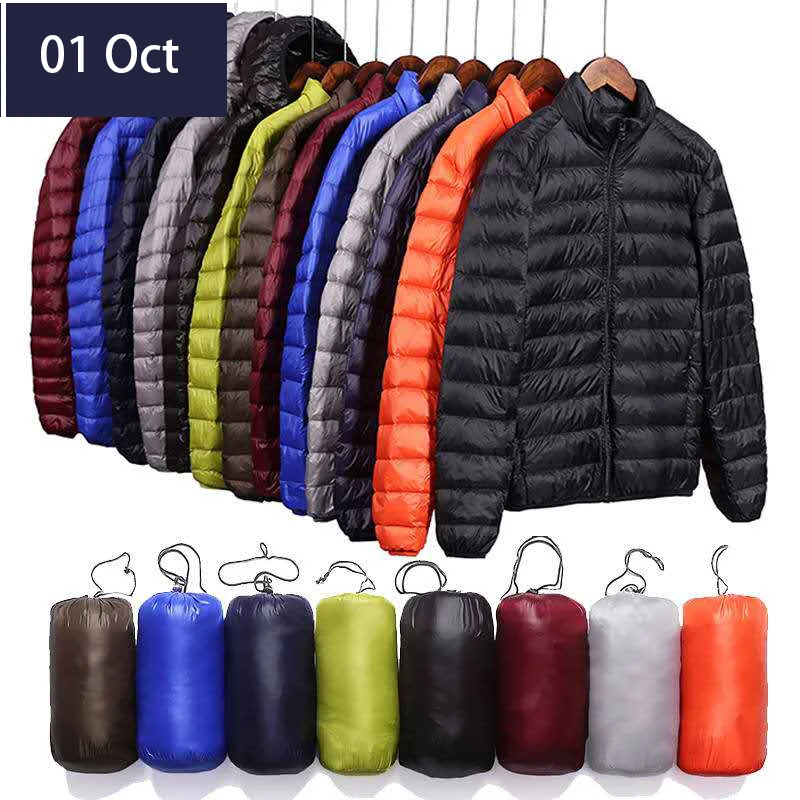 Зимняя мужская куртка-пуховик, новинка, приталенные куртки с длинным рукавом, верхняя одежда, теплая ветровка, пальто на белом утином пуху