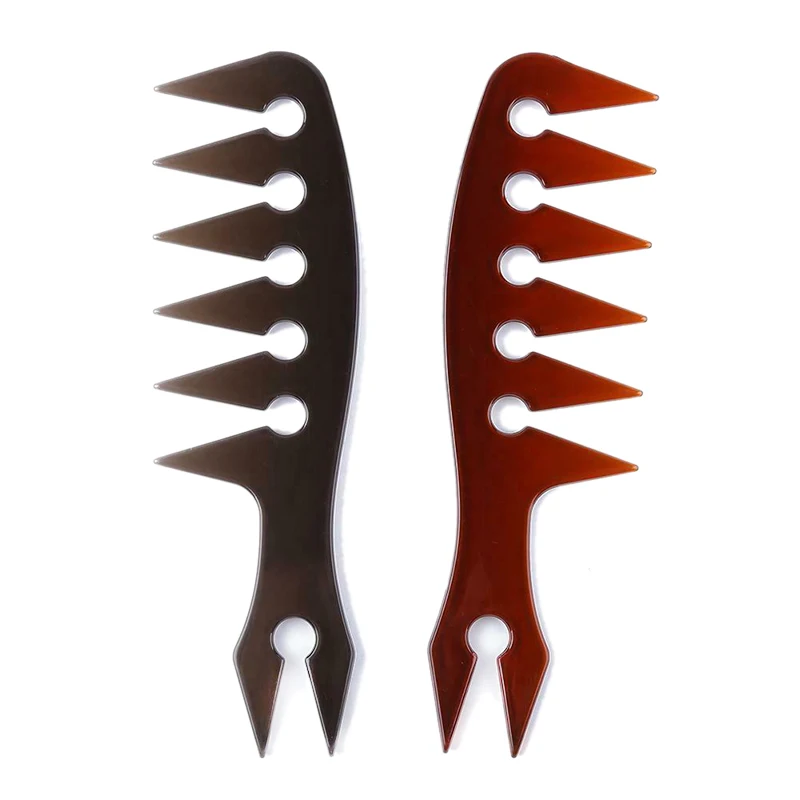 

Wide Tooth Comb Handle Detangling Big Teeth Hairdressing Reduce Hair Loss Comb Anti Static Styling Tools Hair Care Travel Tools