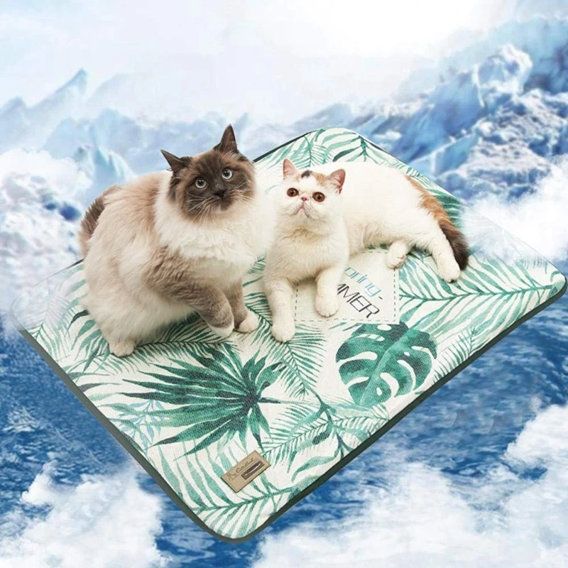 Pet охлаждающий коврик/кровать для собак и кошек, удобный, нетоксичный, экологически чистый, дышащий, нескользящий, легко моется-держать