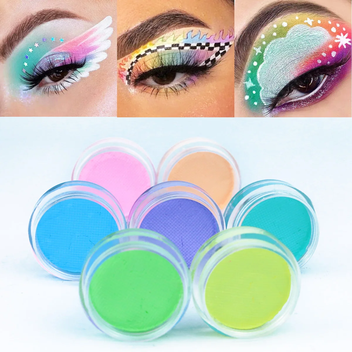 High Pigment 15 Color Popular Uv Pearly Water Activated Eyeshadow