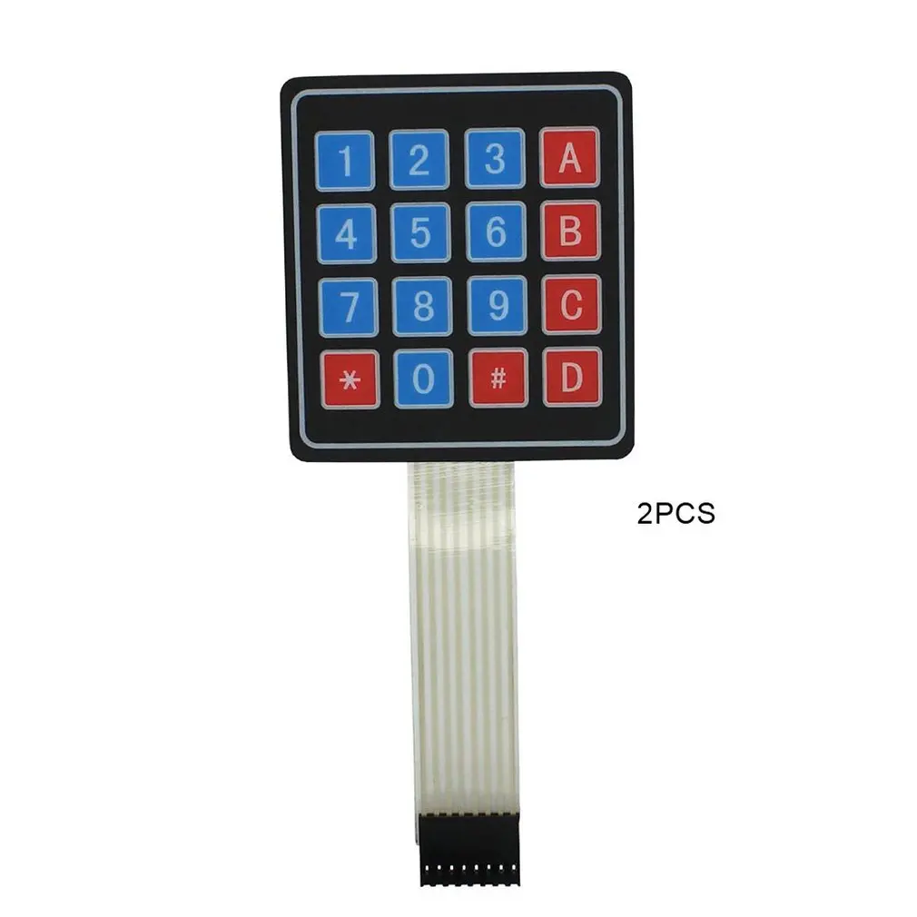 

Membrane Switch Keyboard Avr 4 X 4 Matrix Array 16-Key Membrane Switch Keyboard 4X4 Button Membrane Switch Keyboard