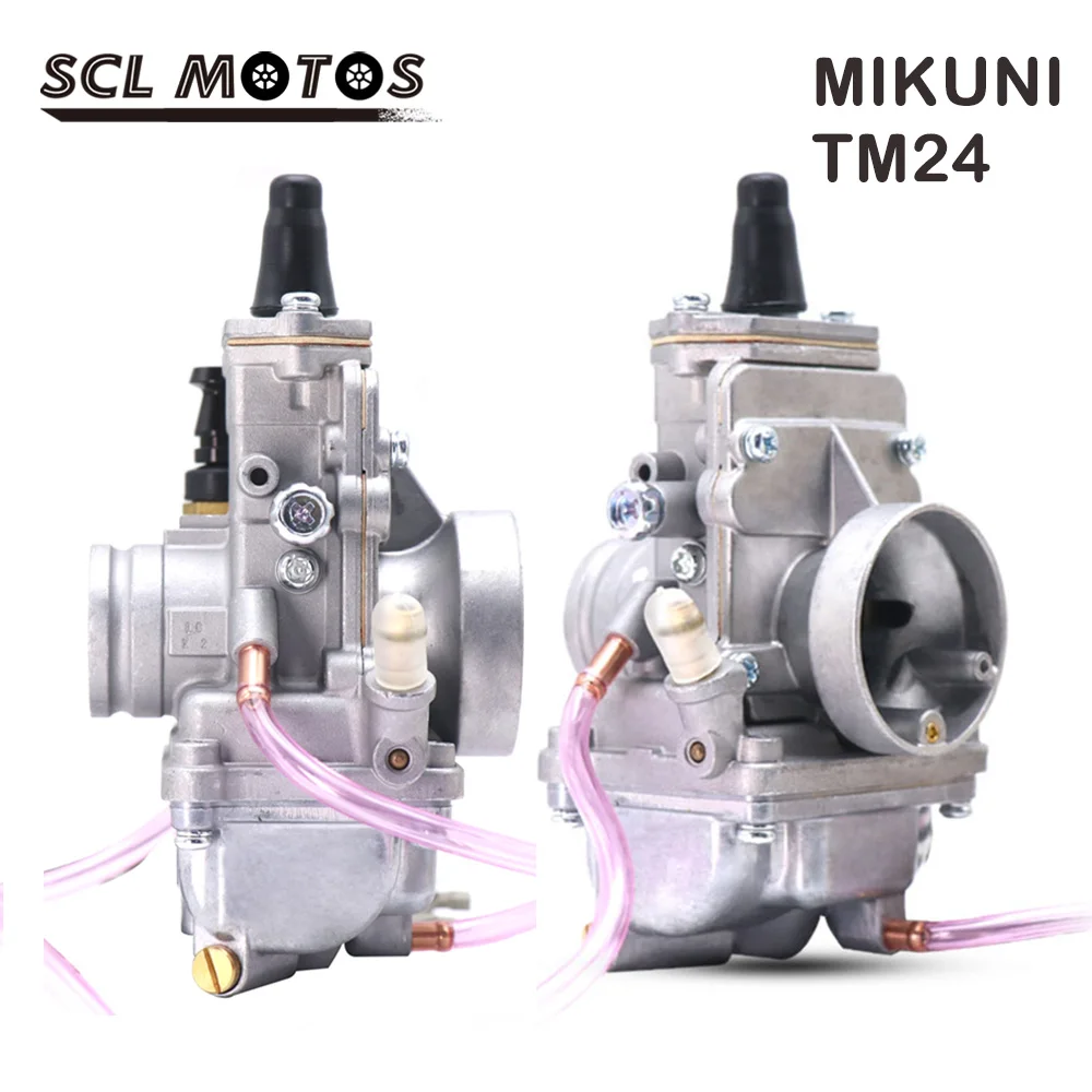 SCL MOTOS MIKUNI 24 мм карбюратор для мотоцикла Carburador YAMAHA HONDA KTM KAWASAKI 2T 4T 125-150cc двигатель