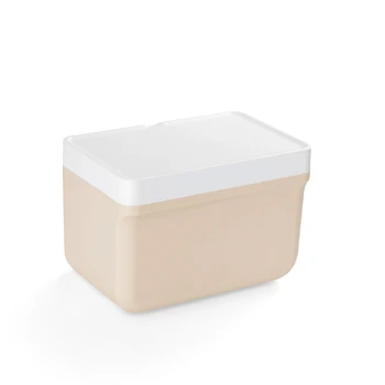 

Toilet Tissue Box Waterproof Paper Holder Shelf Storage Box Wall Mount Paper Roll Holder Dispenser Beige