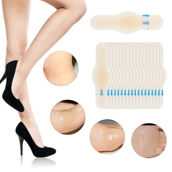 

2PCS Adhesive Gel Blister Plaster Anti-wearing Heel Sticker Pedicure Patch 4 Styles Silicone Gel Soft Heel Pads Foot Care