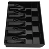 Large Cabinet Cash Drawer Register Insert Money Tray 5 Bills 4 Coins Compartments Storage Box Replacement Cashier 2