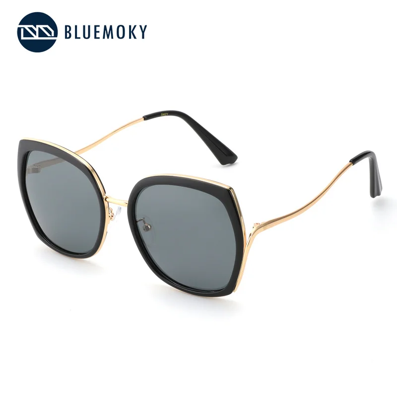 BLUEMOKY, женские поляризованные солнцезащитные очки, ультралегкие, CR39, UV400, для вождения, солнцезащитные очки,, высокое качество, винтажные, негабаритные, солнцезащитные очки