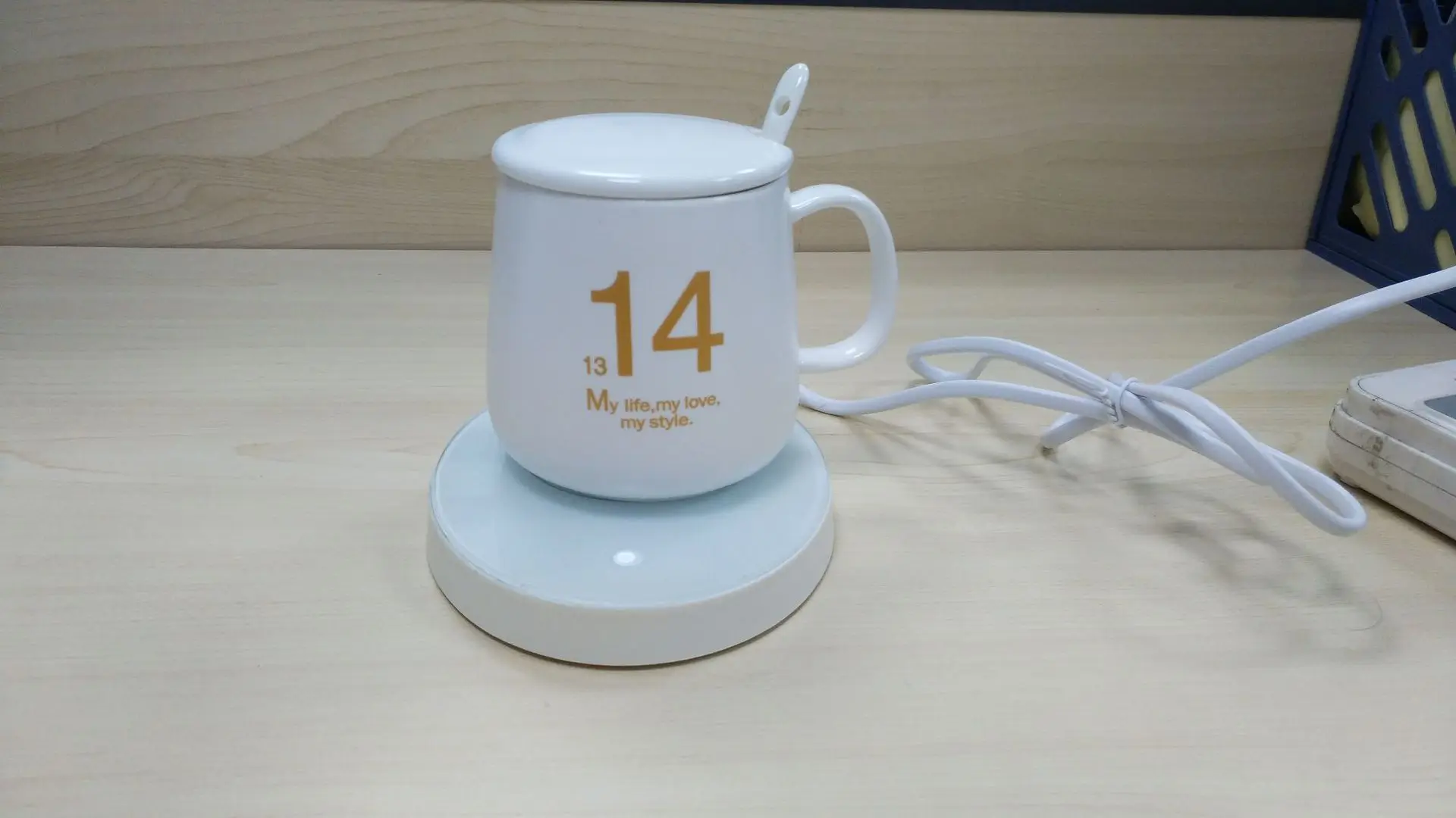Smart Insulated Cup Warmers Warm Milk Office Insulated 55 Degrees Heating Base Electric Glass Teacup Thermostat