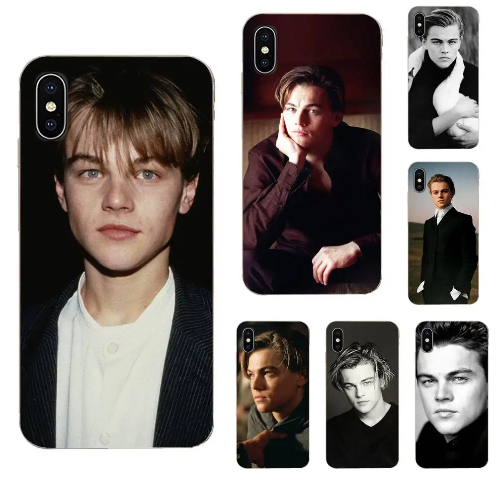 Leonardo Dicaprio Young White Swan Portrait TPU Print Phone для Apple iPhone 4 4S 5 5C 5S SE 6 6S 7 8 11 Plus Pro X XS Max