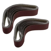 LUDA – bandes de ponçage en oxyde d'aluminium, grain 600 et grain 1000, 68x50mm, 20 paquets