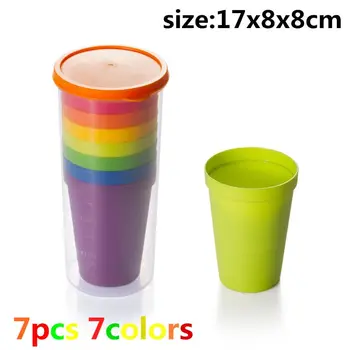 

7Colors Rainbow Cups for Counting Bear Baby Montessori Rainbow Matching Game Infants Toddlers Early Learning Educational Toys