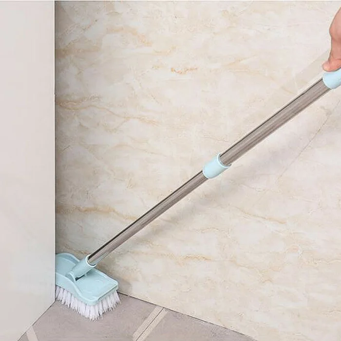 Регулируемая щетка для чистки стен ванной комнаты, длинная ручка, телескопическая щетка для ванной плитки, VJ-Drop