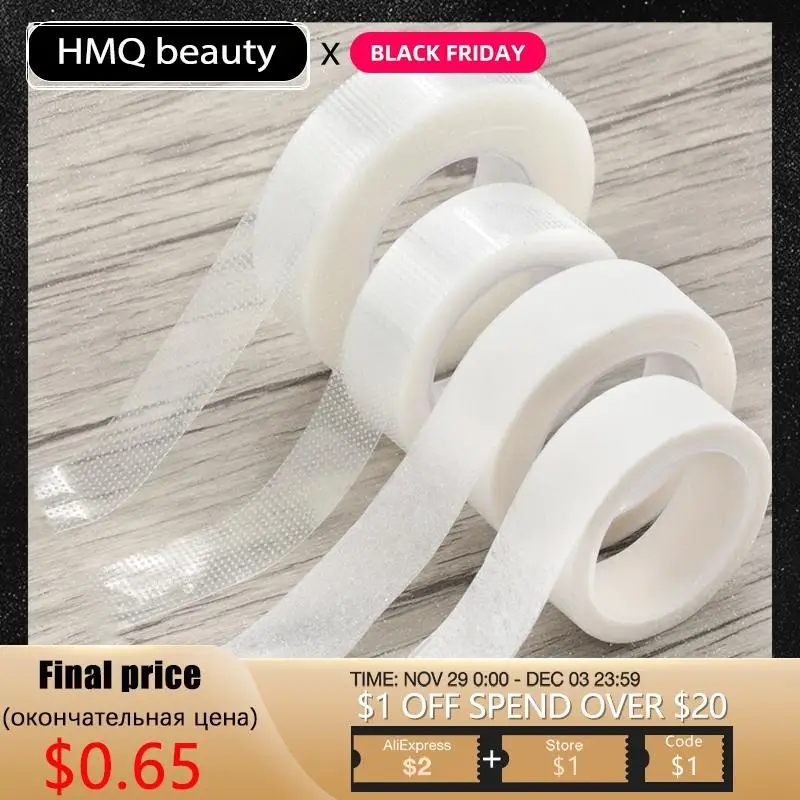 

Wholesale breathable easy to tear Medical Tape/White Silk Paper Under Patches Eyelash Extension Supply Eyelash Extension Tape