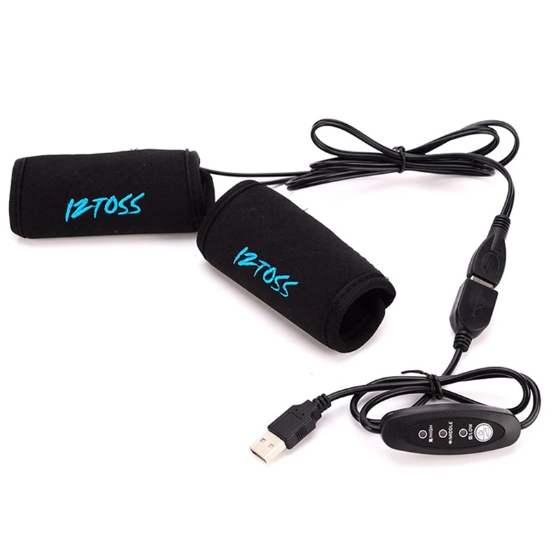 1 шт., 7/8 дюймов, новейшие мотоциклетные ручки с подогревом, USB электрическая велосипедная ручка для мотокросса нагреватель ручек, съемные ручки