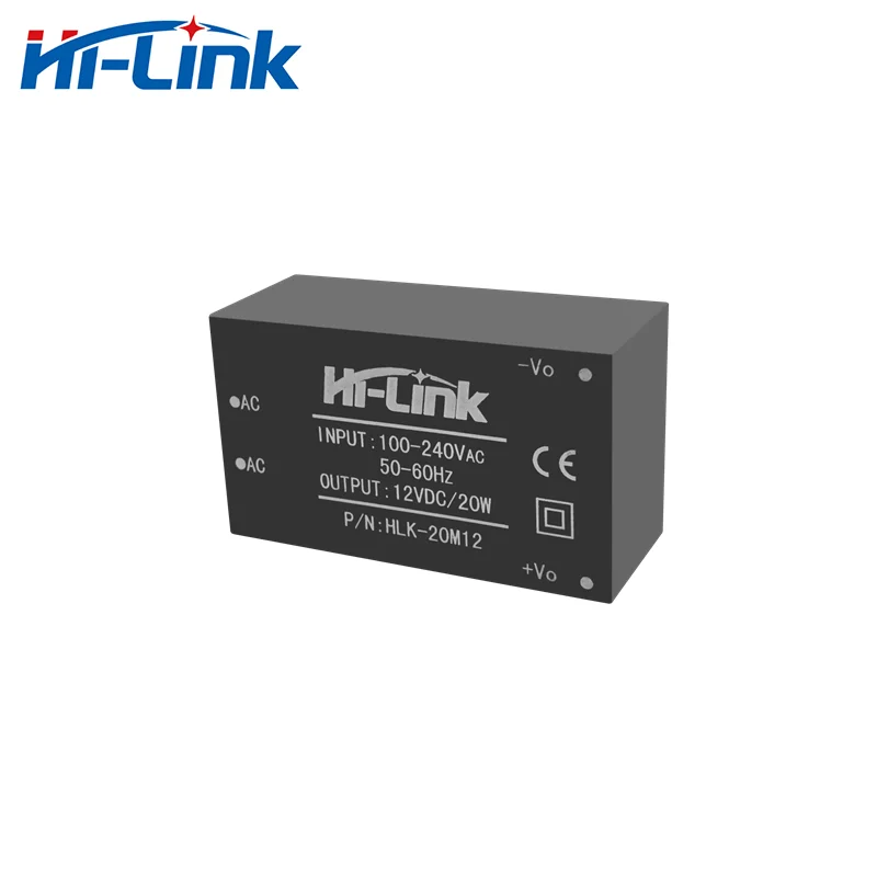 Hi-Link AC DC Circuit Converter Power Module HLK-20M12 220V to 12V 20W Isolated Switching Step Down