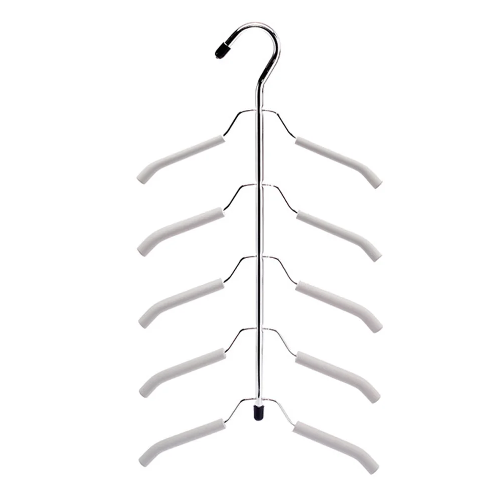 

Clothing Non-Slip Shirt Hanging Wardrobe 5 Layer Hanger Home Storage Rack Multifunctional Magic Holder