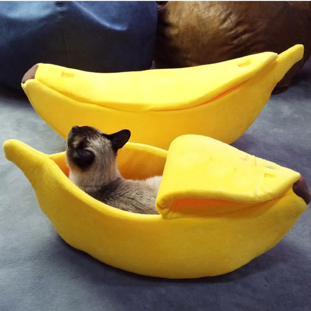 Foldable Dog Kennel Dog Beds Small Pet Bed Banana Shape Fluffy Warm Soft Plush Breathable Bed Banana Cat Bed Pet House * Foldable Dog Kennel Dog Beds Small Pet Bed Banana Shape Fluffy Warm Soft Plush Breathable Bed Banana Cat Bed Pet House *