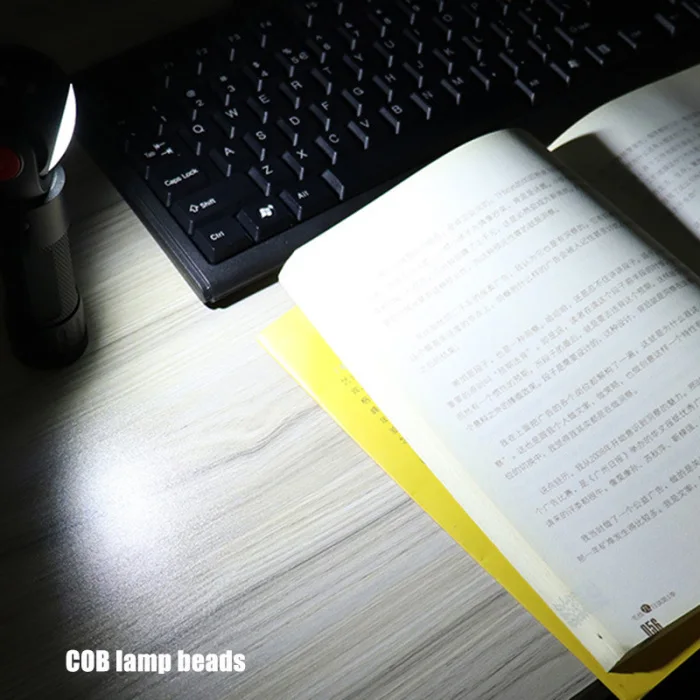 Высокое качество 360 градусов вращающийся магнит светодиодный USB фонарик с зарядкой фонарь рабочий светильник для наружного светильник ing I88#1