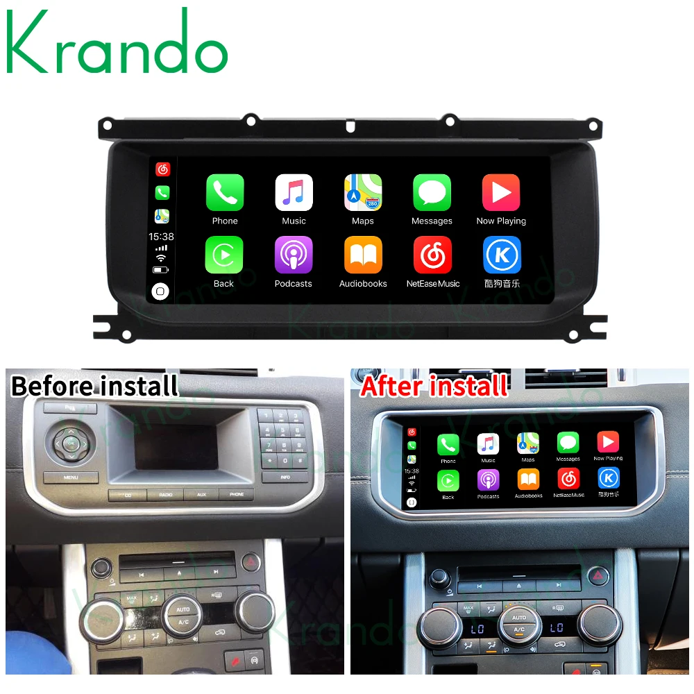 Автомагнитола Krando Android 10 0 для Range Rover Land Evoque LRX L538 2012-2018 мультимедийный плеер