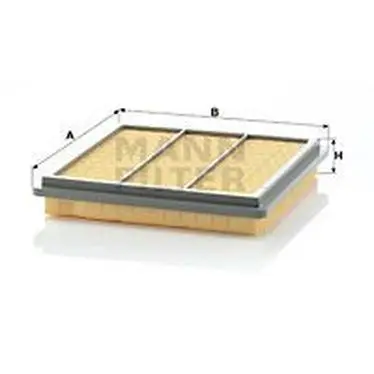 Фильтр воздушныйMitsubishi Pajero/Sigma 2.4/3.090 MANN-FILTER C2