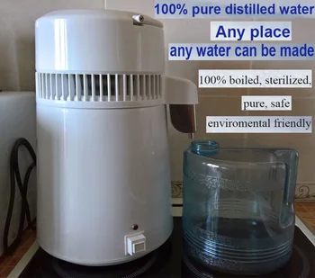 

Housing Use Pure Water Distiller 4L Distilled Water Machine Distillation Purifier Stainless Steel Water Filter Russian Manual
