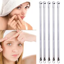 OUTTOP Лидер продаж 5 шт./1 Набор для черных точек угри, прыщи для удаления пятен экстрактор из нержавеющей иглы профессиональный July17d