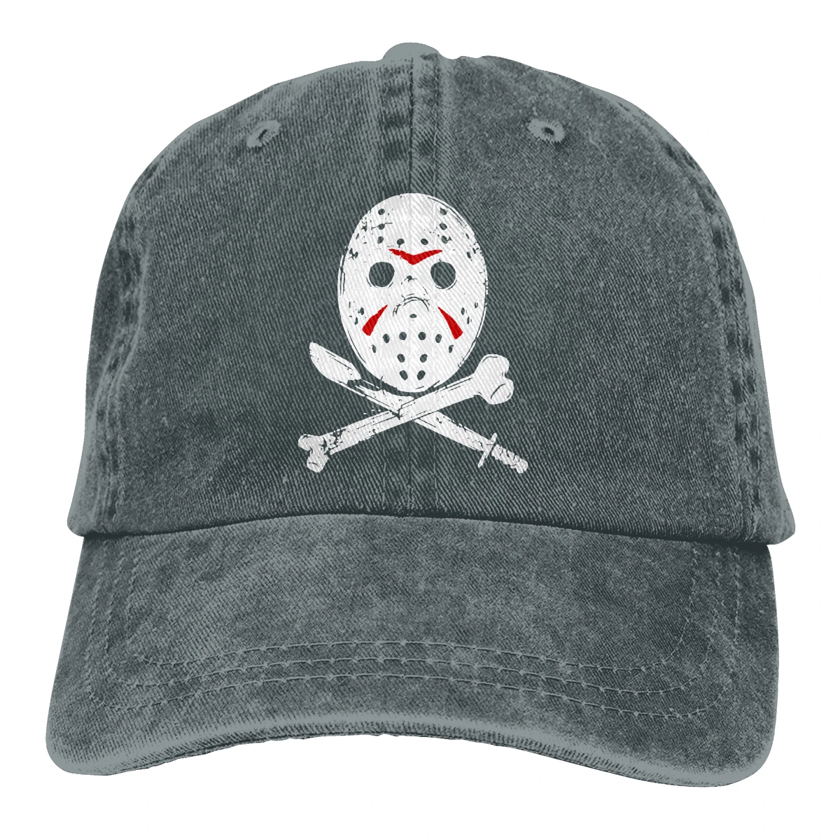 Хоккейная маска, кепка, черная, унисекс, мужская, женская, джинсовая, на завязках, бейсболка, регулируемая, для гольфа, для папы, шляпа