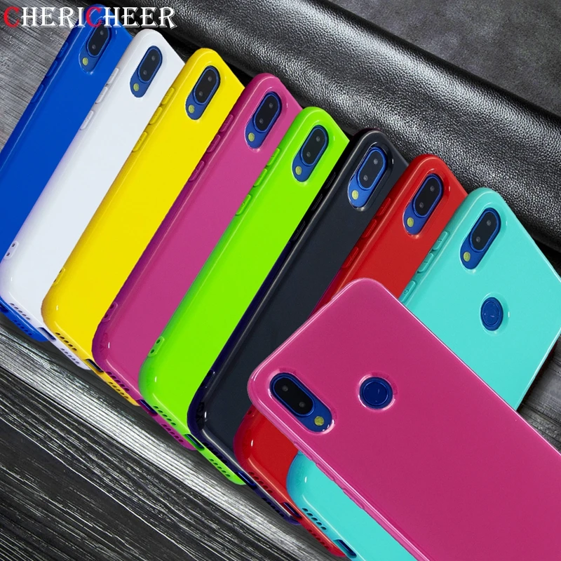 Блестящий красный mi 6 Pro Чехол для Xiao Red Note Силиконовый ТПУ гелевый мягкий чехол