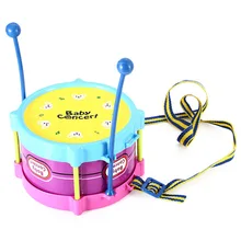 Детские счастливые барабаны Pat, музыкальные инструменты, 5 штук, джазовые барабанные наборы, комбинированные головоломки, Детские обучающие игрушки, разные цвета