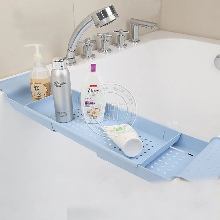 Retractable Menguras Bak Mandi Rak Bak Mandi Plastik Penyimpanan Perlengkapan Mandi Kamar Mandi Aksesoris Pegangan Rantang Papan Wastafel Peralatan Penyimpanan Pemegang Rak Aliexpress