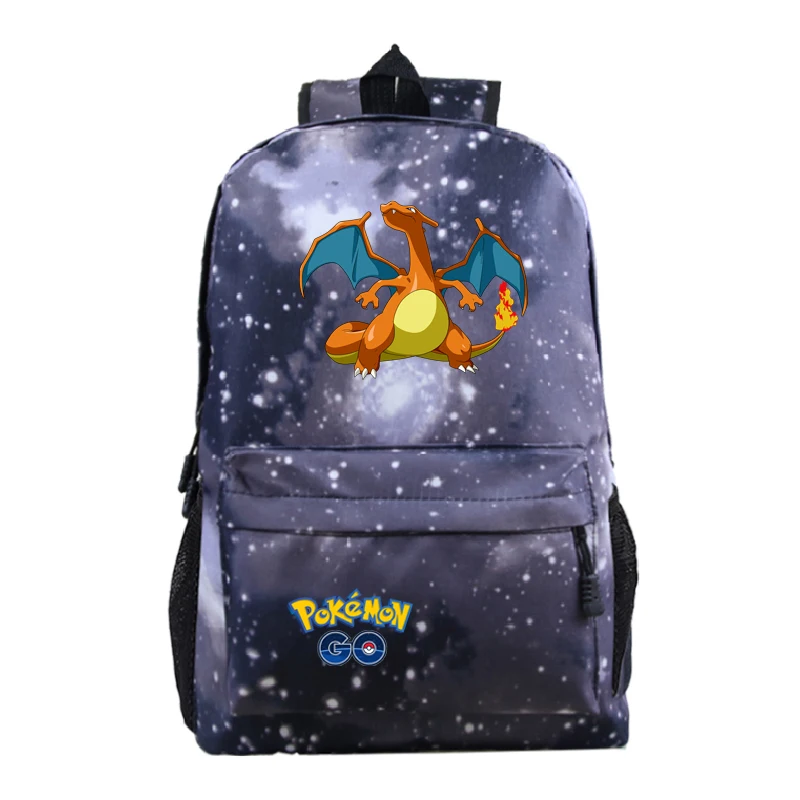 7 Аниме Рюкзак Pokemon карманные монстры холщовый рюкзак для женщин мужчин Покемон школьные рюкзаки Mochila - Цвет: 7
