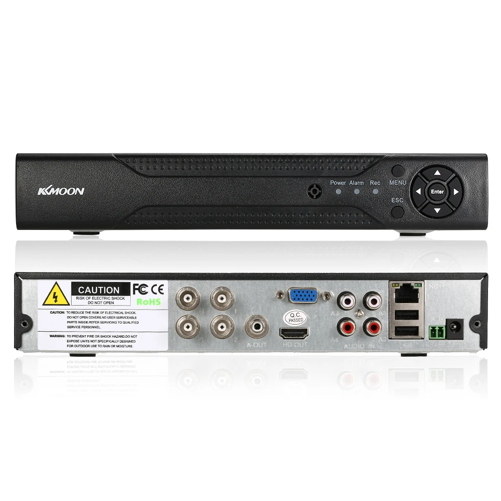 Ahd DVR 4CH рекордер наружного наблюдения NVR Ahd TVI CVI HVR 5-в-1 1080N Системы P2P дома безопасный видеорегистратор Системы для 1080P IP Камера