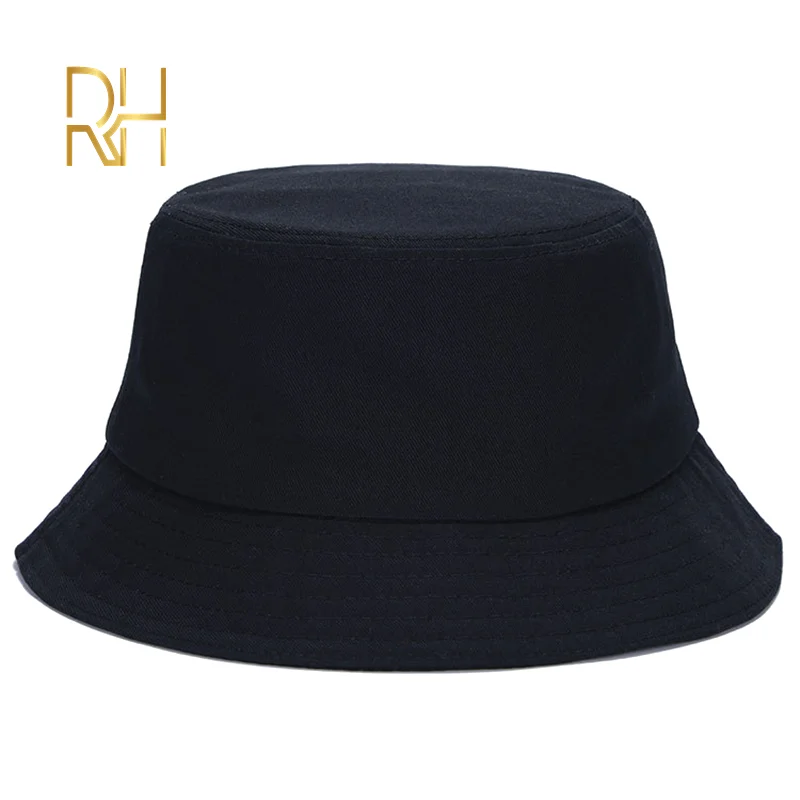 black Желе хлопок Рыбацкая шляпа улица хип-хоп DIY портативный бассейна ведро шляпа тренд тени кепки - Цвет: black