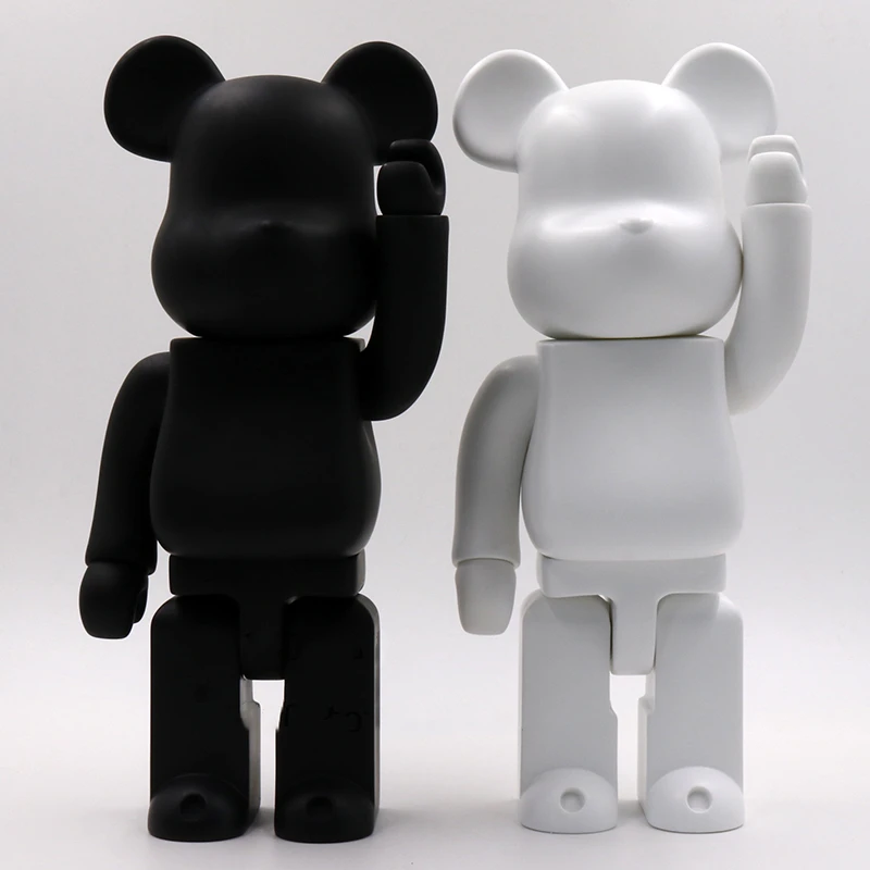 

11inch 28cm 400% 24 styles Be@rbrick DIY Fashion Toy PVC Teddy bear Action Figure Collectible Model Toy Decoration kids gifts