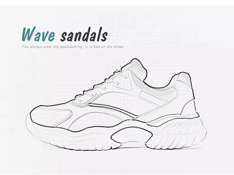 New Style Athletic Shoes Men's Running Shoe Men's Korean-style Students Versatile Casual Dad Trendy Shoes Large Size