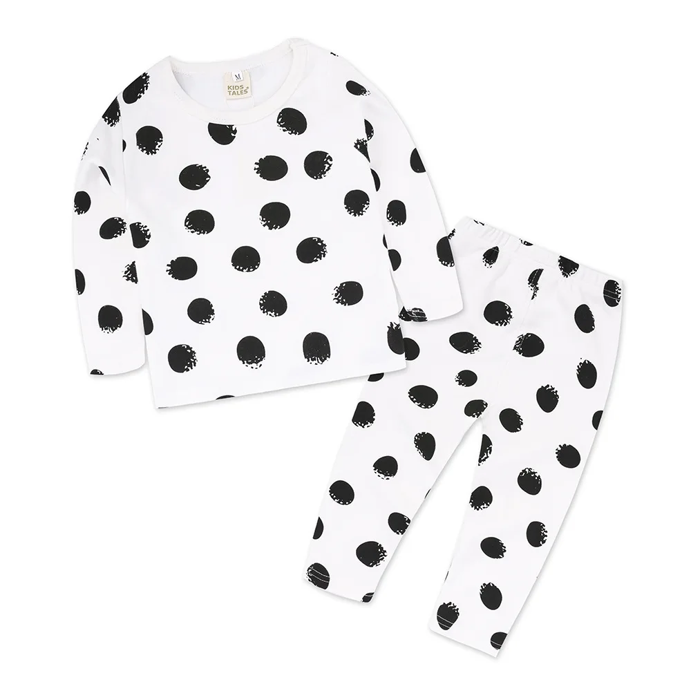 2 шт./компл. Дети Детские пижамы Детские Nightcloths для мальчиков и девочек, пижамы, ночная рубашка из хлопка, одежда для сна детская одежда