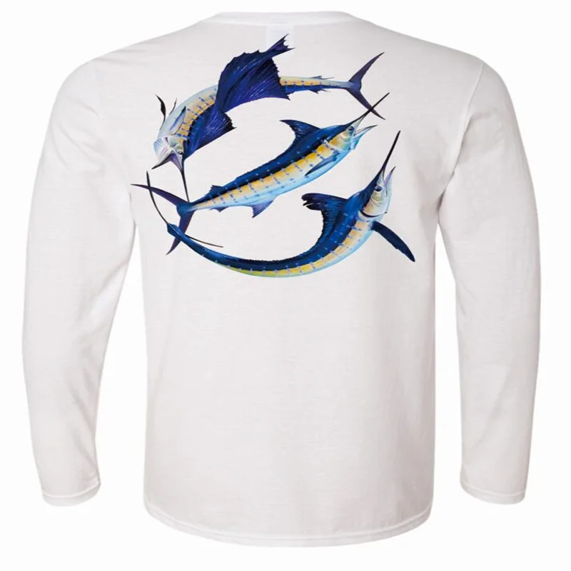 Breathable quick dry UPF 50+ UV protection fishing clothes uv protection shirts long sleeve fishing shirt