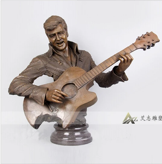 417+++ элвисная фигура скульптура модная скульптура бронзовая скульптура, индивидуальная скульптура ремесла