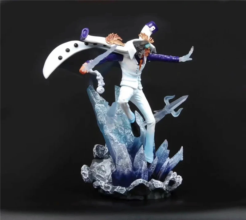 Аниме one piece Kuzan Battle Ver. GK статуя ПВХ фигурка Коллекционная модель дети одна деталь игрушки кукла подарок 34 см
