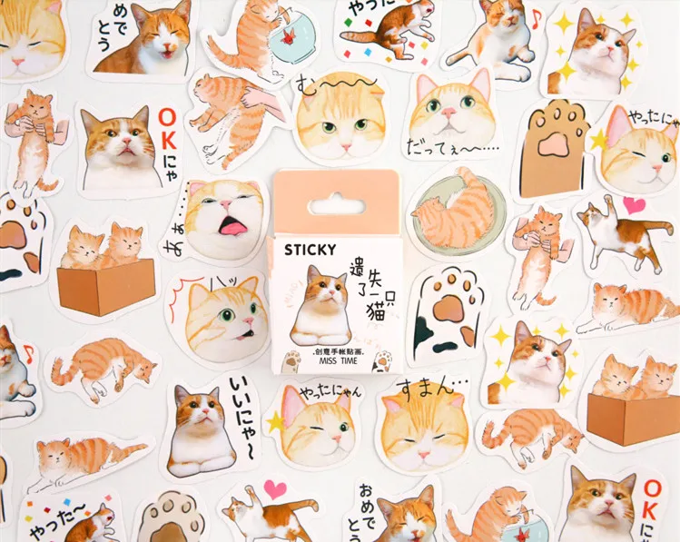 46 шт./кор. Kawaii Мини-наклейка дневник бумажные наклейки, декоративный элемент для рукоделия Скрапбукинг журнал наклейка для лайфлога забавная канцелярская принадлежность стикер s - Цвет: C