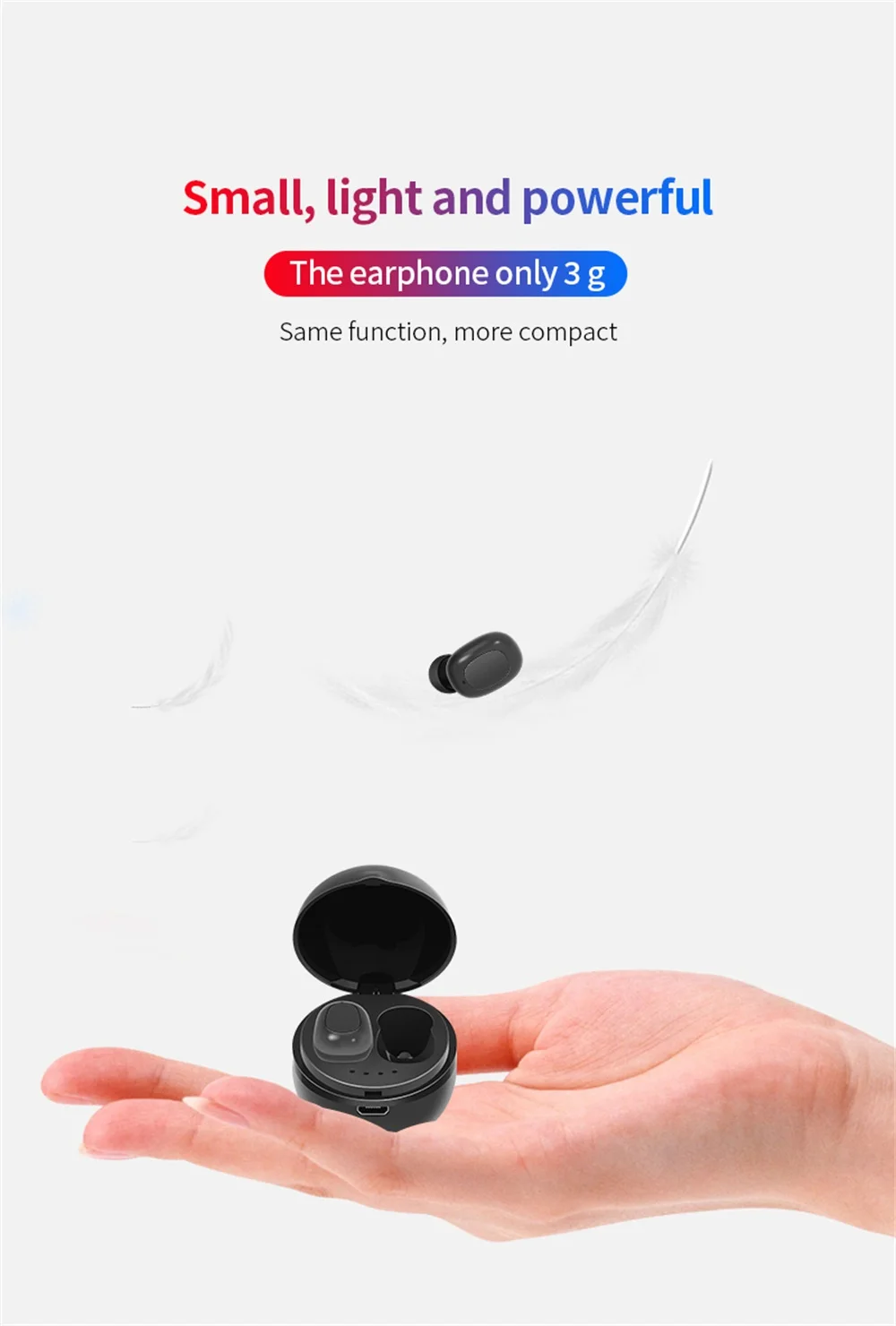 TWS беспроводные bluetooth-наушники 5,0, беспроводная 4D стерео игровая гарнитура с шумоподавлением, Спортивная гарнитура с защитой от пота для телефонов